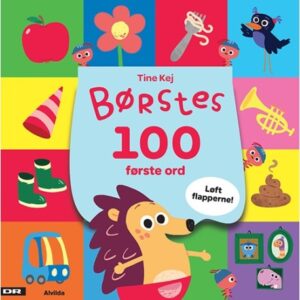 Minisjang - Børstes 100 Første Ord - Løft Flapperne  Tine Kej